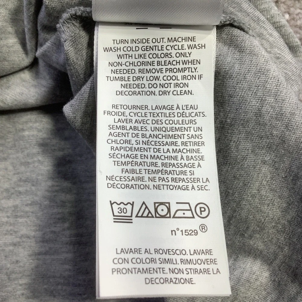 Polo‎ Ralph Lauren Mens Custom Slim Fit RL Graphic T-Shirt Grey Size S NWT
